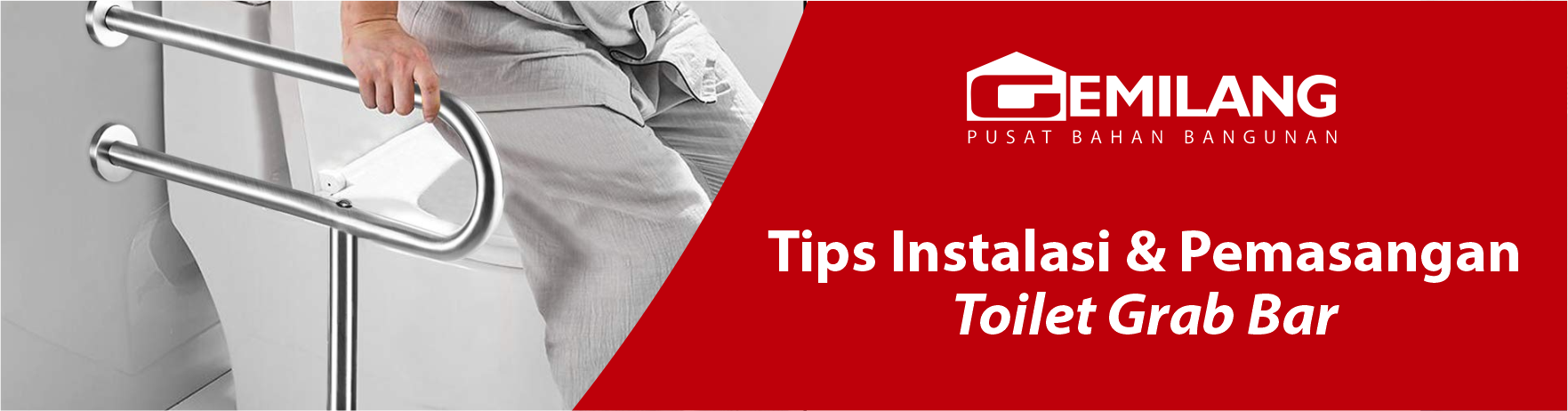 Banner tips instalasi dan pemasangan toilet bar